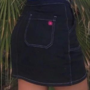 dollskill “delias” black skirt